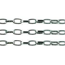 AussieSuperStore Jewellery Making Supplies JF Straight Oval Link Chain 7x4mm Dark Silver JF Oval Link Chain 7x4mm Silver | Jewellery Making Stringing Accessories 9323823101763 JF638